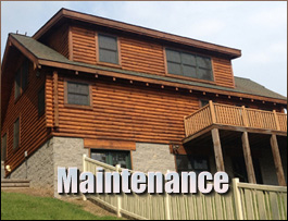 Casar, North Carolina Log Home Maintenance